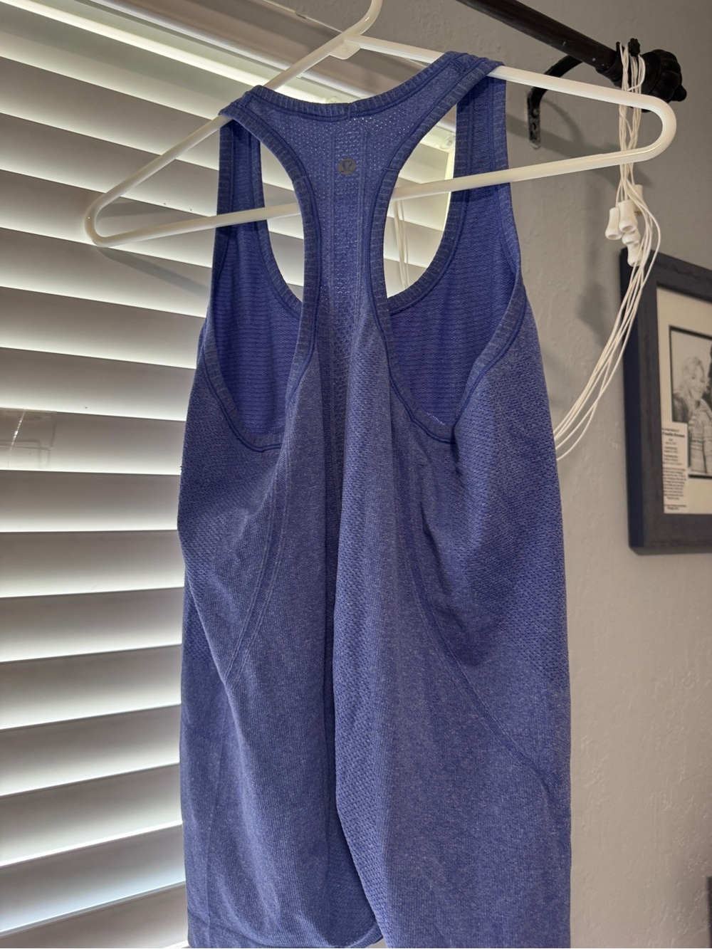 Lululemon Blue swiftly Racerback Athletic Tank